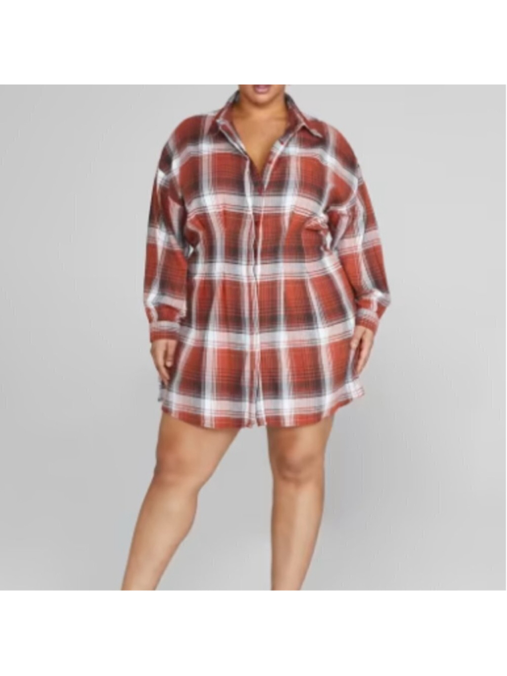 fashion to figure jasmine plaid dress size 2x